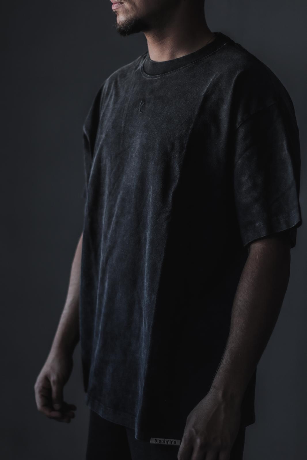 BLVCKFIRE Staple oversized tee - Vintage black