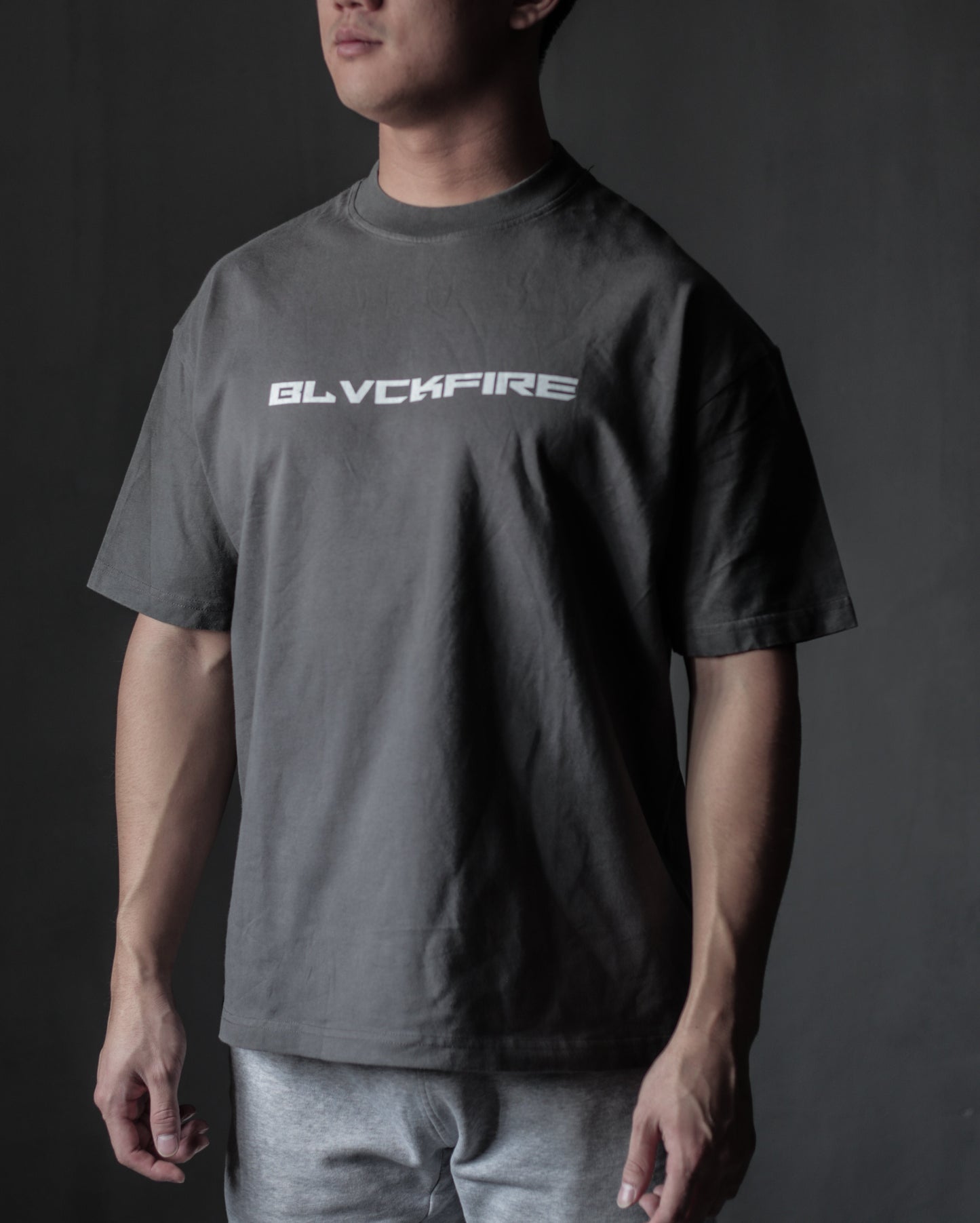 BLVCKFIRE CLASSIC TEE - GREY