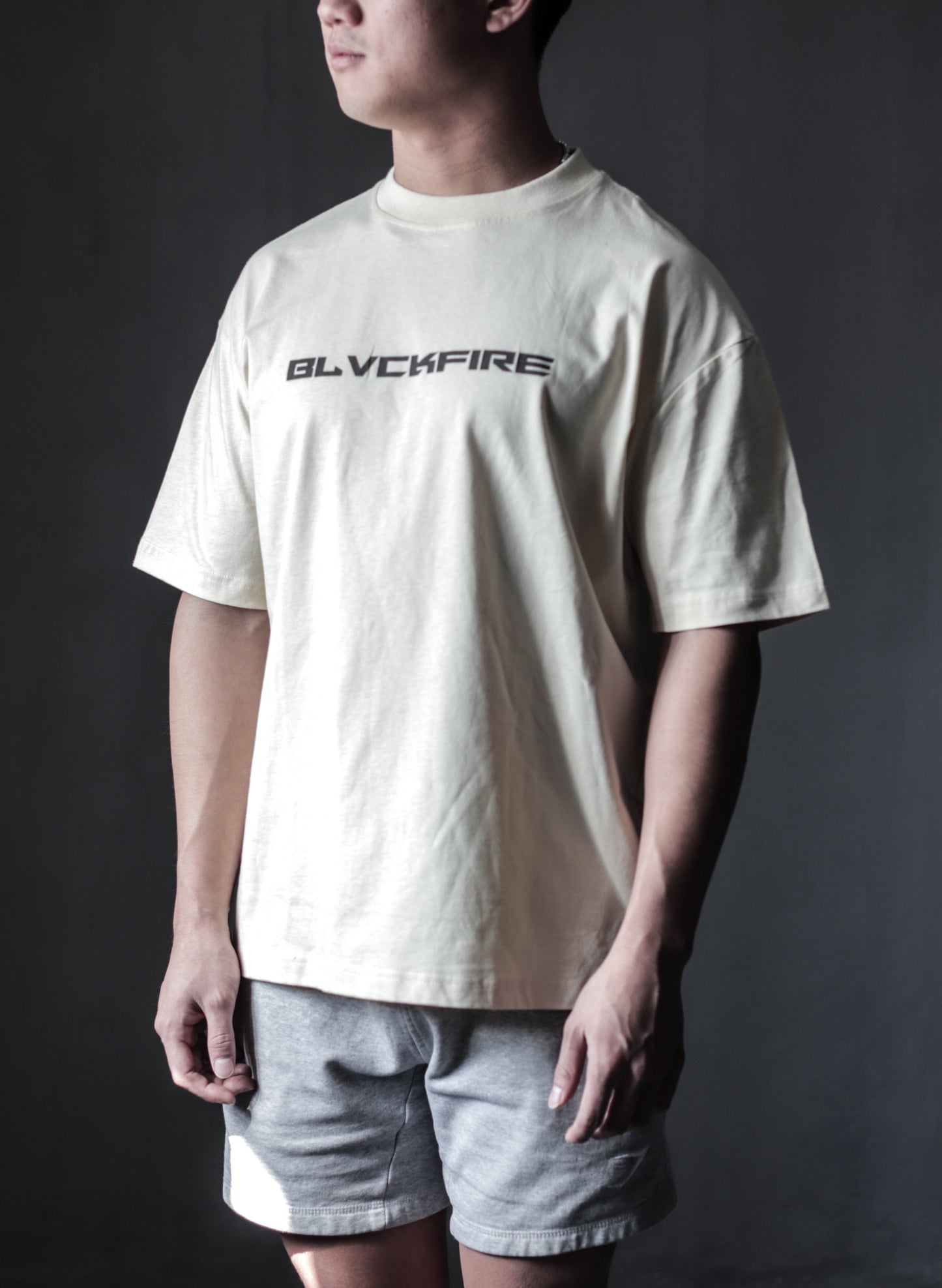 BLVCKFIRE CLASSIC TEE- VANILLA