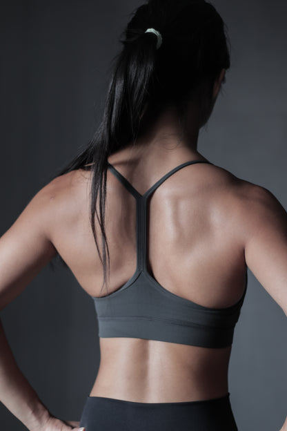 PEAK Y CROSS SPORT BRA - GREY