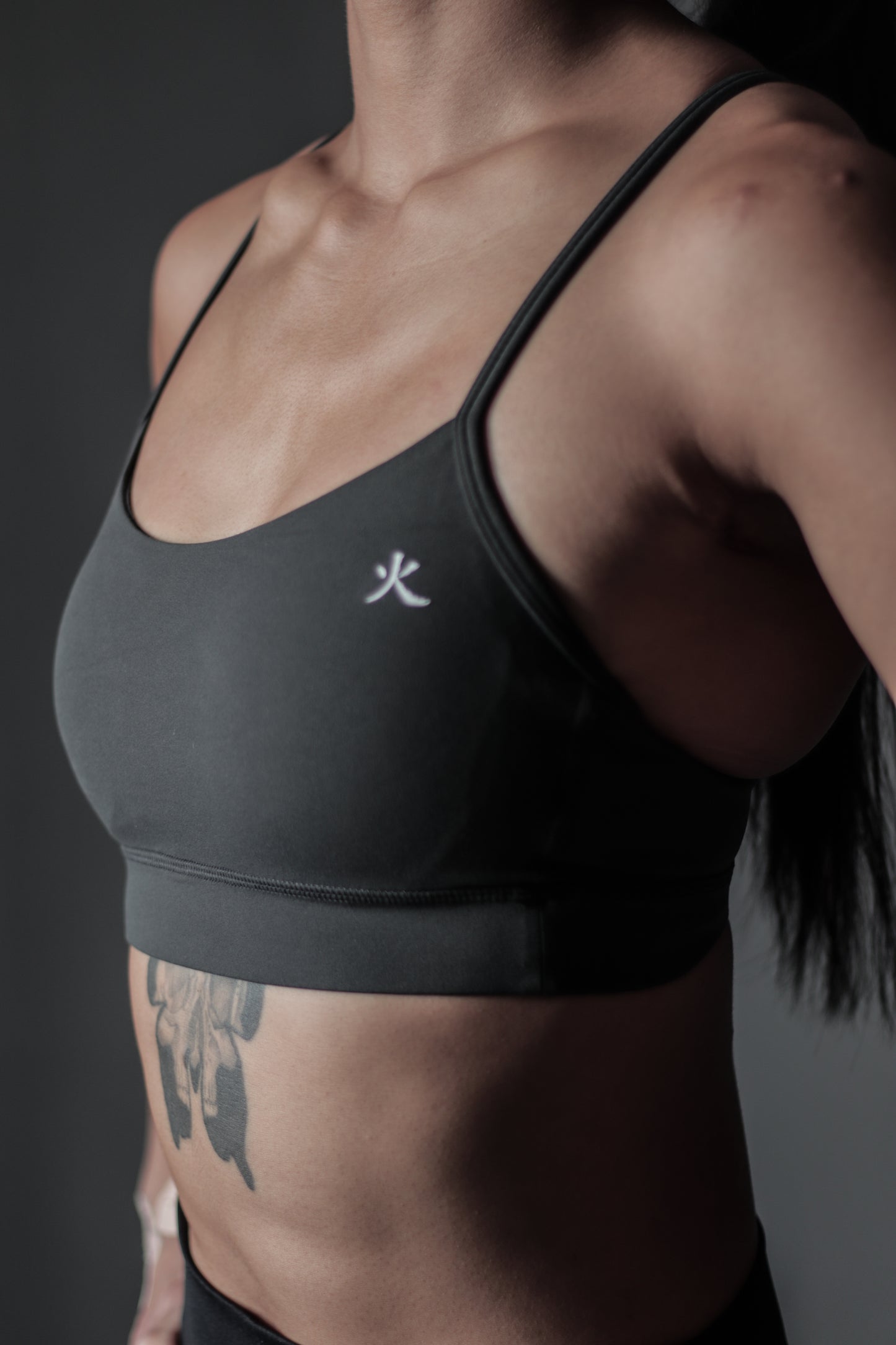 PEAK Y CROSS SPORT BRA - GREY